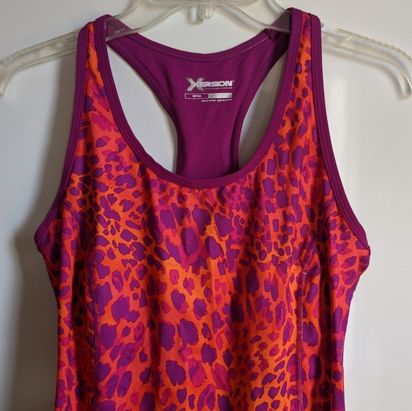 Xersion Cheetah Print Active Tank - Picture 2 of 8